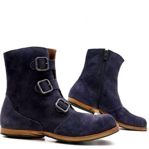 NEW Cydwoq Future Navy Suede Boots 37/6.5